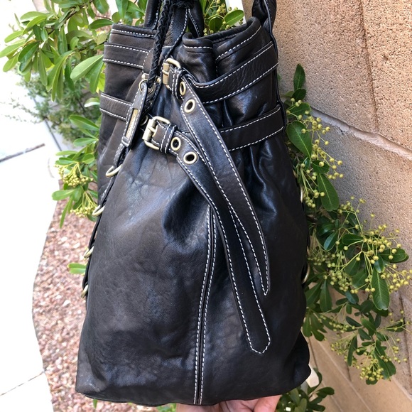 Cynthia Rowley XL Shoulder Leather Hobo - Picture 3 of 8
